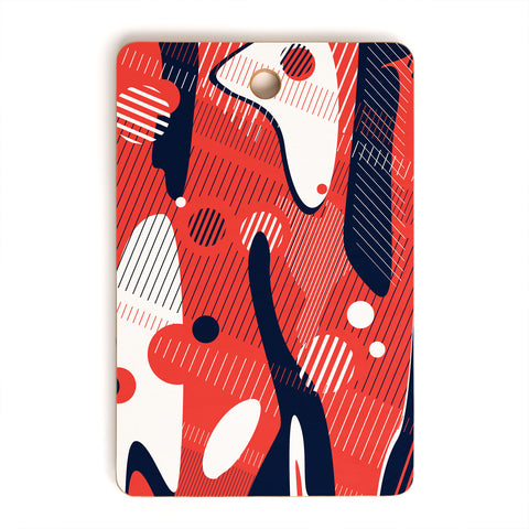 Sam Osborne Moonscape Rust Cutting Board Rectangle