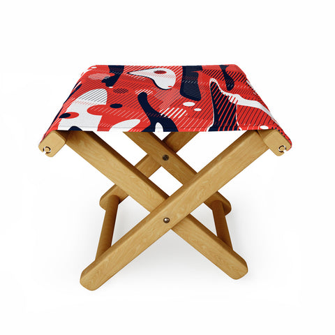 Sam Osborne Moonscape Rust Folding Stool