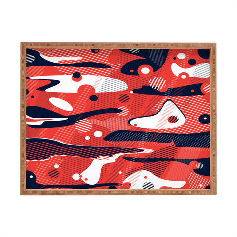 Sam Osborne Moonscape Rust Rectangular Tray