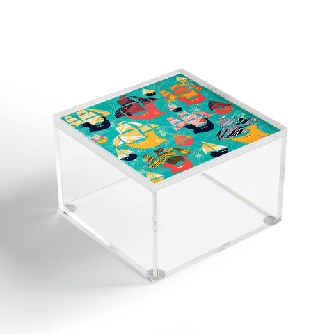 Sam Osborne Pirate Ships Acrylic Box