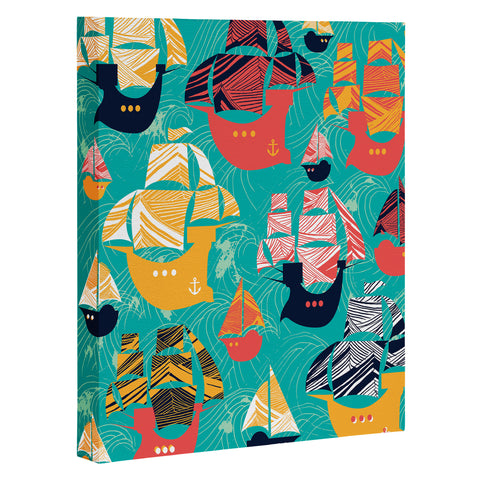 Sam Osborne Pirate Ships Art Canvas