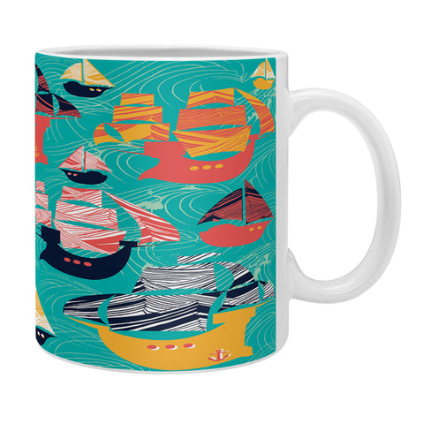 Sam Osborne Pirate Ships Coffee Mug