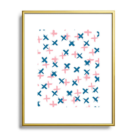 Sam Osborne Plus Times Metal Framed Art Print