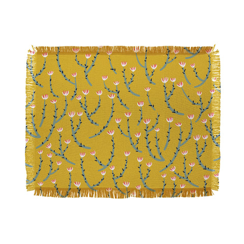 Sam Osborne Sandy Blooms Throw Blanket