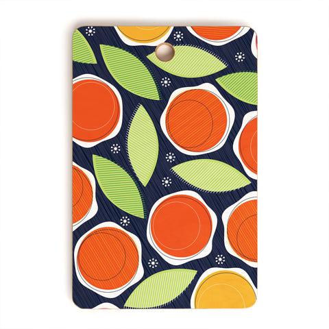 Sam Osborne Simple Blooms Cutting Board Rectangle