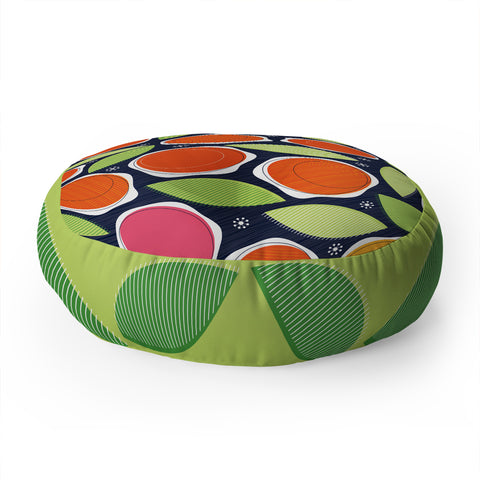 Sam Osborne Simple Blooms Floor Pillow Round