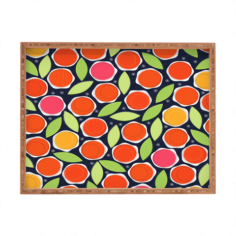 Sam Osborne Simple Blooms Rectangular Tray