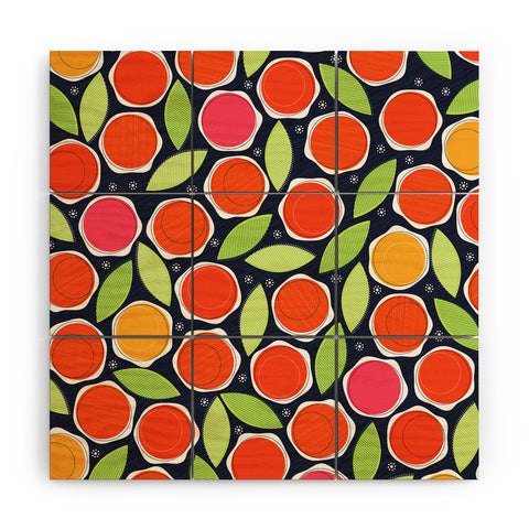 Sam Osborne Simple Blooms Wood Wall Mural