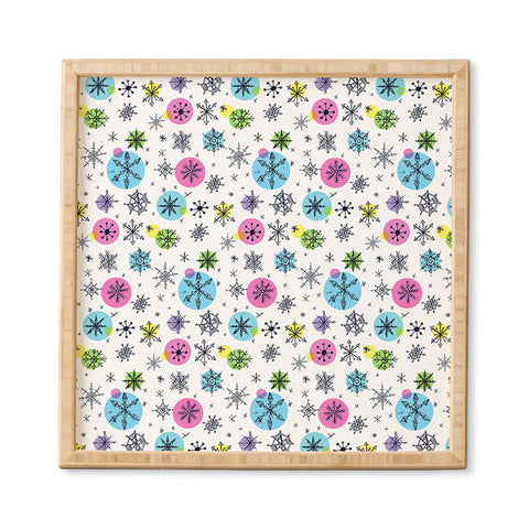 Sam Osborne Snowflake Doodles Framed Wall Art