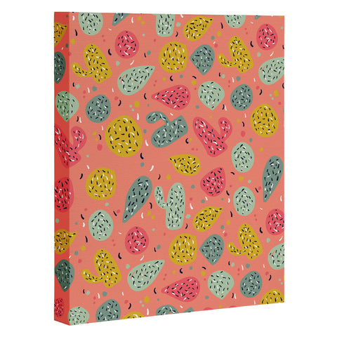 Sam Osborne Sunset Cactus Party Art Canvas