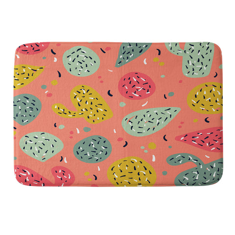 Sam Osborne Sunset Cactus Party Memory Foam Bath Mat
