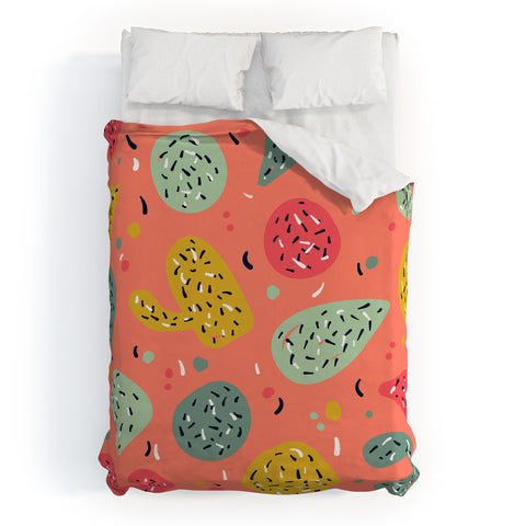 Sam Osborne Sunset Cactus Party Duvet Cover