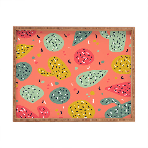 Sam Osborne Sunset Cactus Party Rectangular Tray