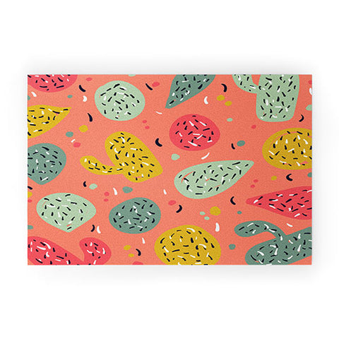 Sam Osborne Sunset Cactus Party Welcome Mat