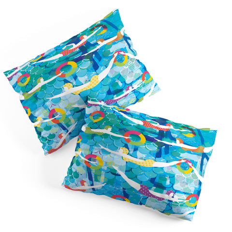 Sam Osborne Swimming Gala Pillow Shams