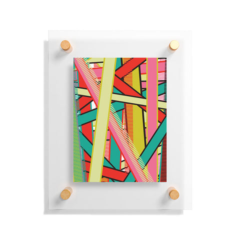 Sam Osborne Twisted Stripes Floating Acrylic Print