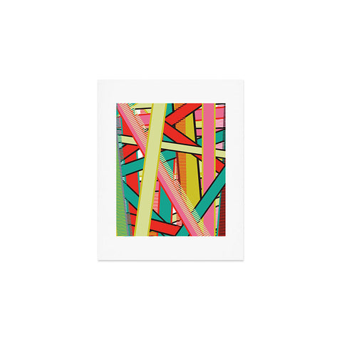 Sam Osborne Twisted Stripes Art Print