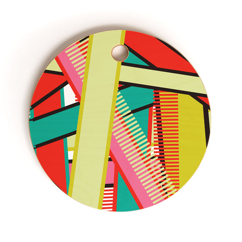 Sam Osborne Twisted Stripes Cutting Board Round