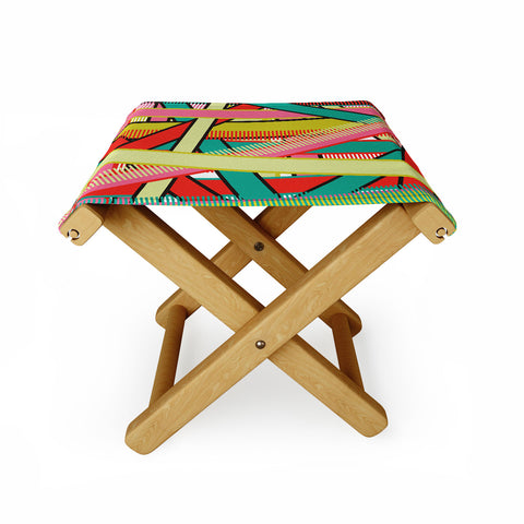Sam Osborne Twisted Stripes Folding Stool