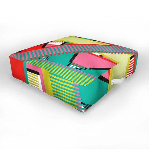 Sam Osborne Twisted Stripes Outdoor Floor Cushion