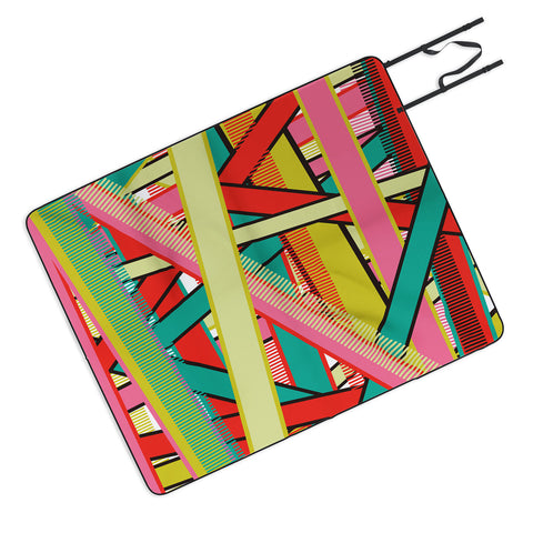 Sam Osborne Twisted Stripes Picnic Blanket