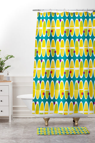 Sam Osborne Under The Arches Shower Curtain And Mat