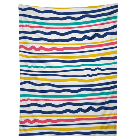 Sam Osborne Wiggle Stripes Tapestry