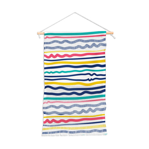 Sam Osborne Wiggle Stripes Wall Hanging Portrait