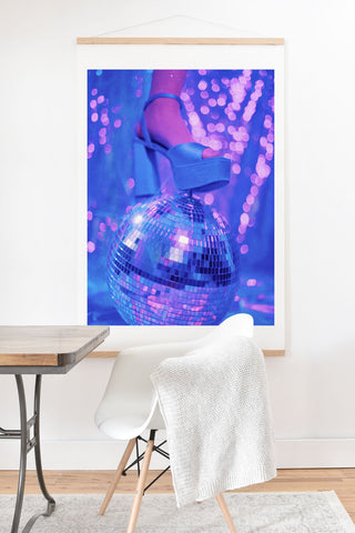 Samantha Hearn Disco Ball Platform Art Print And Hanger