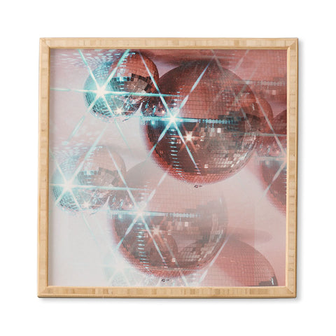 Samantha Hearn Disco Ball Prism Framed Wall Art