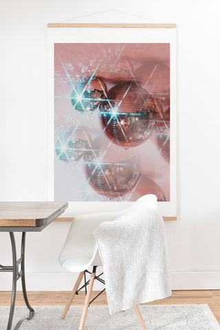 Samantha Hearn Disco Ball Prism Art Print And Hanger