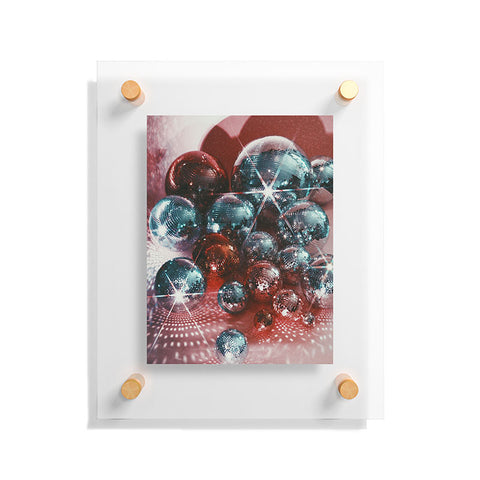 Samantha Hearn Disco Balls Floating Acrylic Print