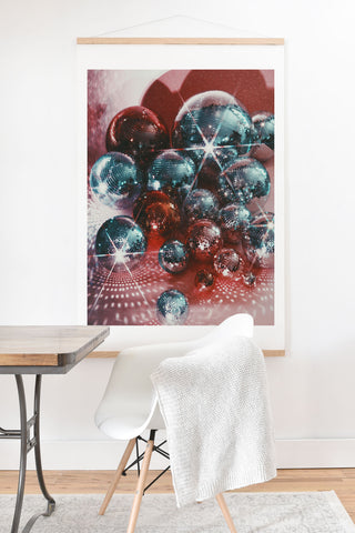 Samantha Hearn Disco Balls Art Print And Hanger