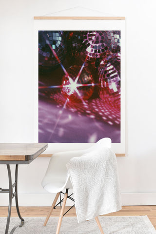 Samantha Hearn Glowing Disco Balls Art Print And Hanger