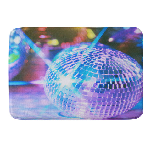 Samantha Hearn Neon Solo Disco Ball Memory Foam Bath Mat