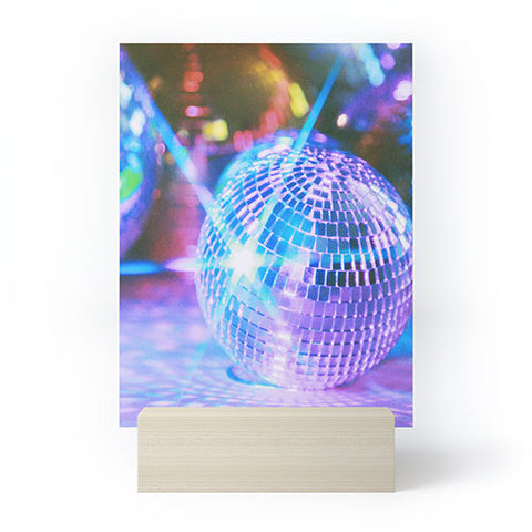 Samantha Hearn Neon Solo Disco Ball Mini Art Print