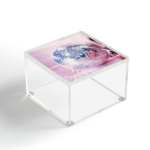 Samantha Hearn Pink Disco Ball Acrylic Box