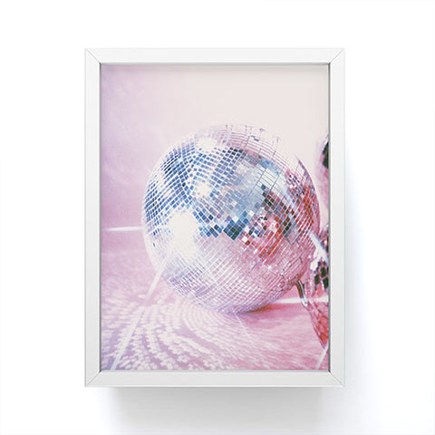 Samantha Hearn Pink Disco Ball Framed Mini Art Print