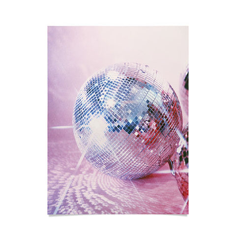 Samantha Hearn Pink Disco Ball Poster