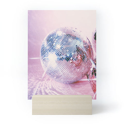 Samantha Hearn Pink Disco Ball Mini Art Print