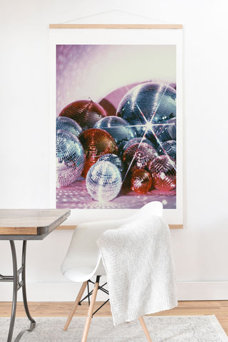 Samantha Hearn Shiny Disco Balls Art Print And Hanger