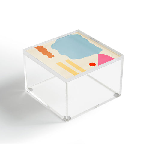 sandrapoliakov ABSTRACT PORTRAIT OF ALYONA Acrylic Box