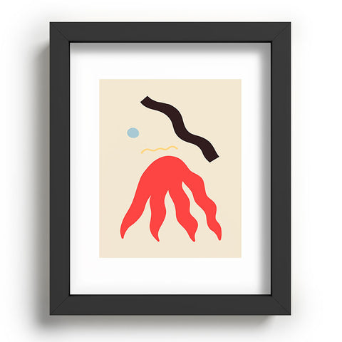 sandrapoliakov ABSTRACT PORTRAIT OF ANASTASIA Recessed Framing Rectangle