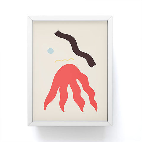 sandrapoliakov ABSTRACT PORTRAIT OF ANASTASIA Framed Mini Art Print