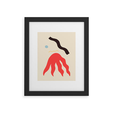 sandrapoliakov ABSTRACT PORTRAIT OF ANASTASIA Framed Art Print