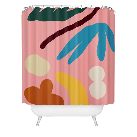 sandrapoliakov BIG FAMILY DINNER Shower Curtain