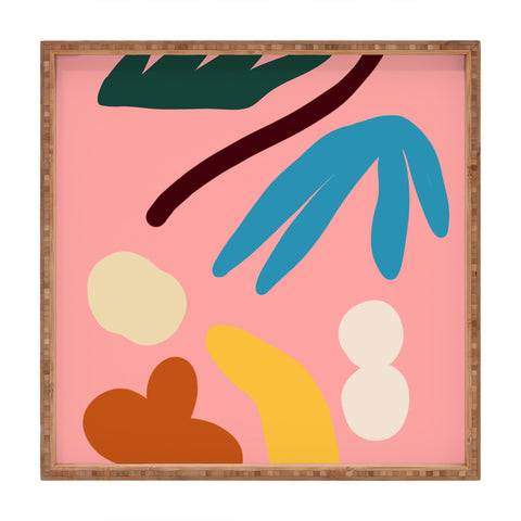 sandrapoliakov BIG FAMILY DINNER Square Tray