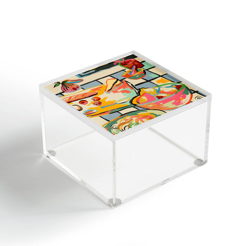 sandrapoliakov BREAD AND PASTA LOVE Acrylic Box