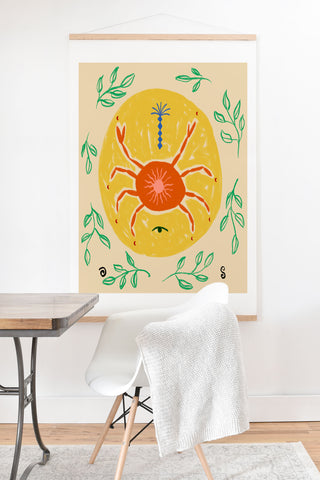 sandrapoliakov CANCER I Art Print And Hanger