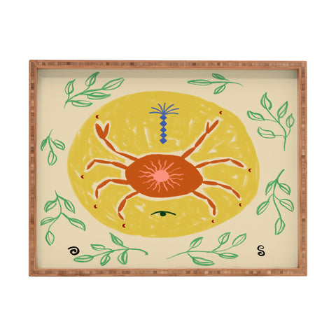 sandrapoliakov CANCER I Rectangular Tray